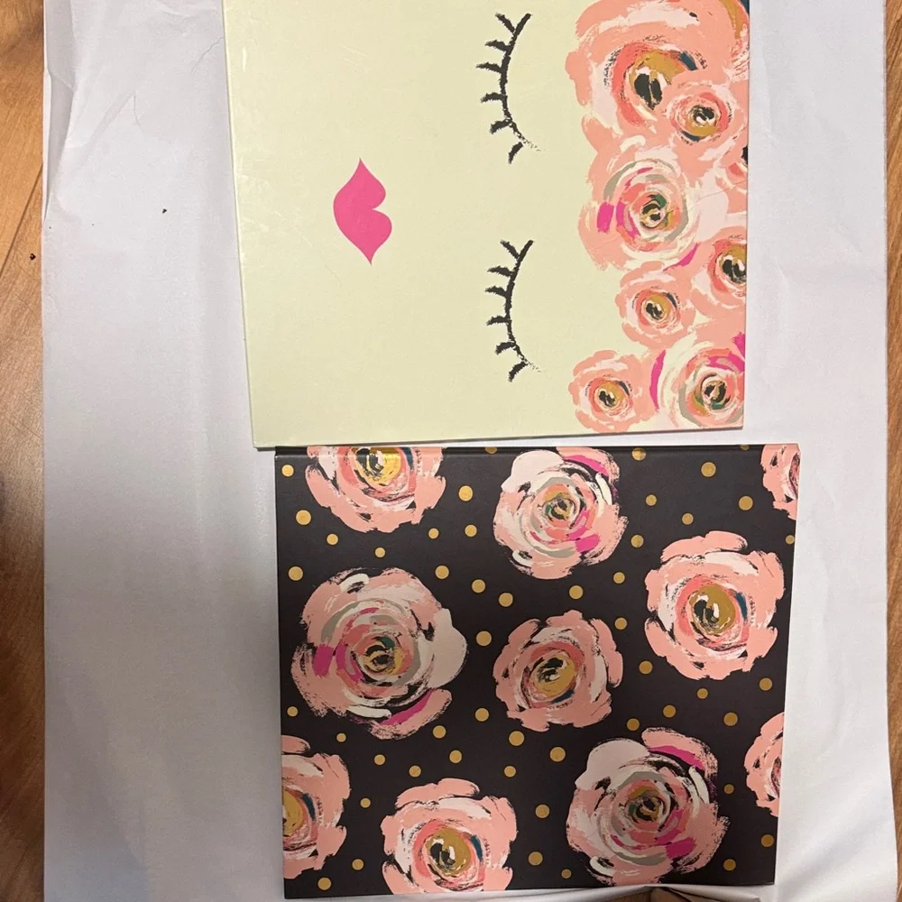 Floral and Face Art Canvas Set